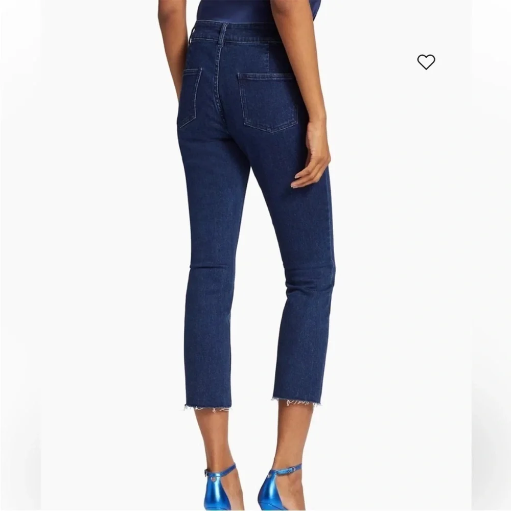 NWT GENERATION LOVE Justine Straight Leg Denim Pants Silvertone Buttons
